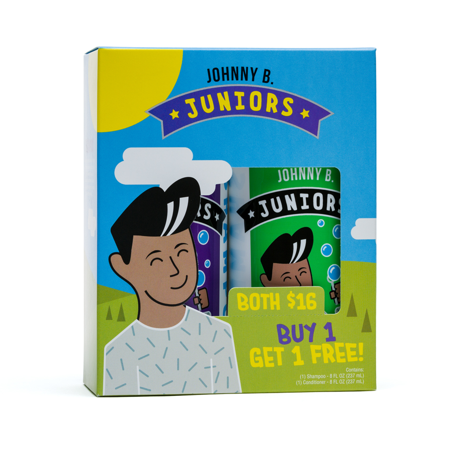 Champú y acondicionador Johnny B. Juniors, dúo de 8 oz