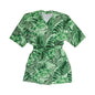 Kimono de palmas verdes