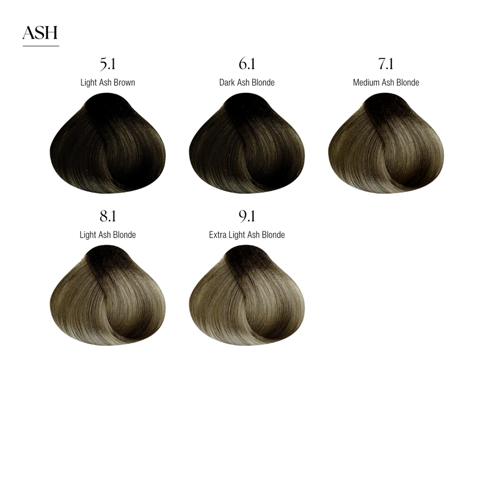5.1 Light Ash Brown Dayglow Permanent Hair Color