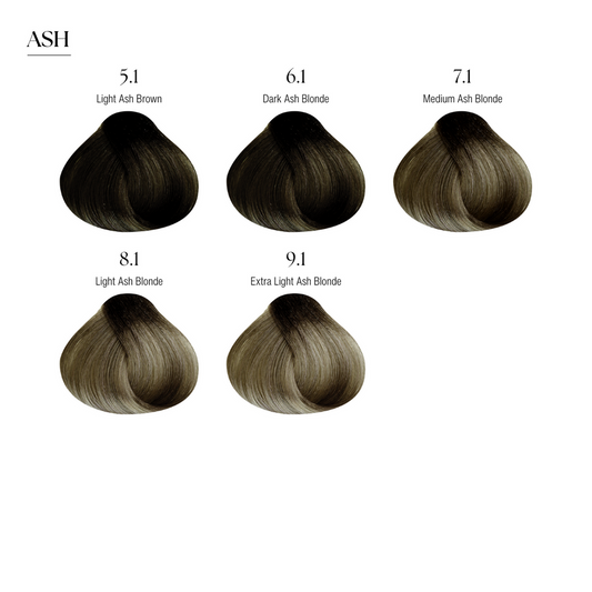 7.1 Medium Ash Blonde Dayglow Permanent Hair Color