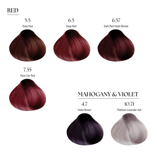 6.5 Deep Red Dayglow Permanent Hair Color